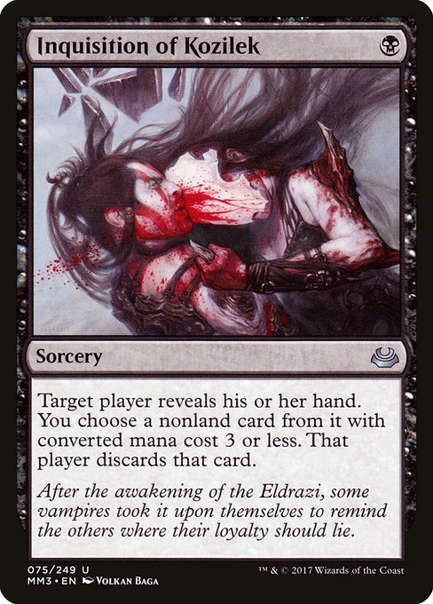 Inquisition of Kozilek (MM3) — Nonfoil