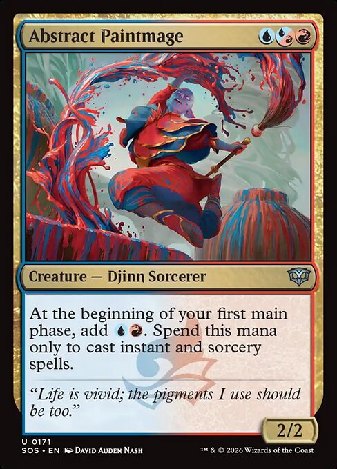 Abstract Paintmage (SOS) — Nonfoil
