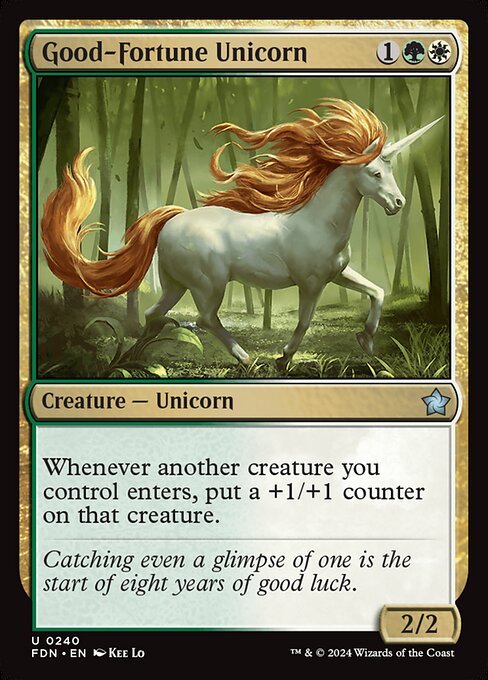 Good-Fortune Unicorn (FDN) — Nonfoil