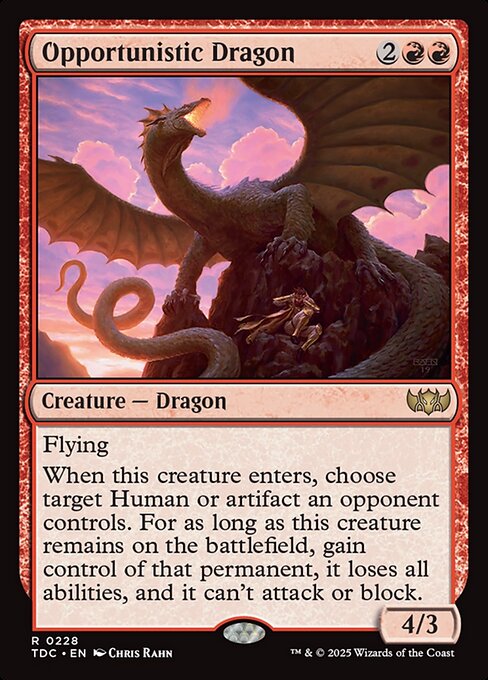 Opportunistic Dragon (TDC) — Nonfoil