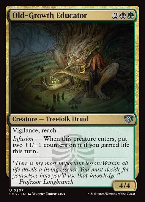 Old-Growth Educator (SOS) — Nonfoil