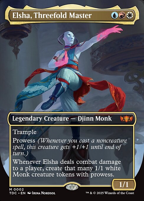 Elsha, Threefold Master (TDC) — Foil