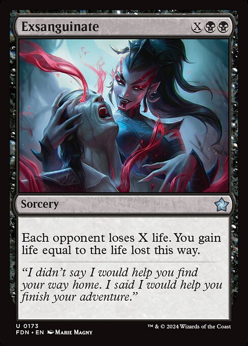 Exsanguinate (FDN) — Nonfoil