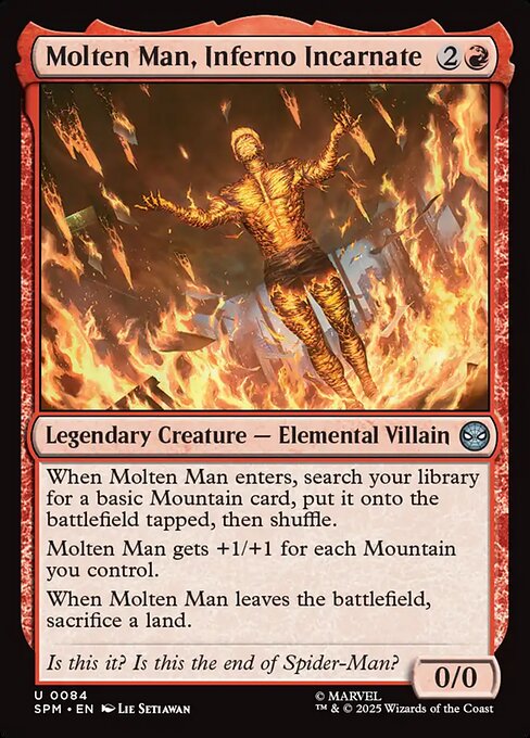 Molten Man, Inferno Incarnate (SPM) — Nonfoil