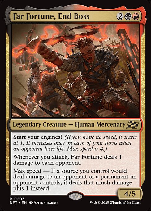 Far Fortune, End Boss (DFT) — Foil