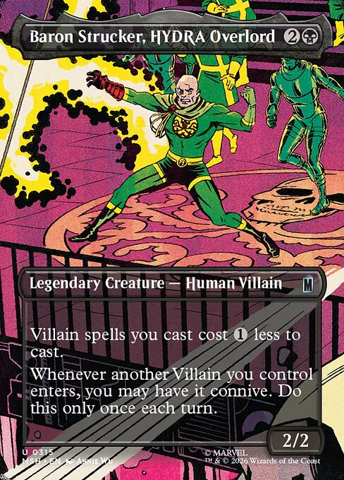 Baron Strucker, HYDRA Overlord (MSH) — Nonfoil