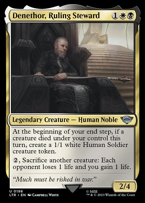 Denethor, Ruling Steward (LTR) — Nonfoil