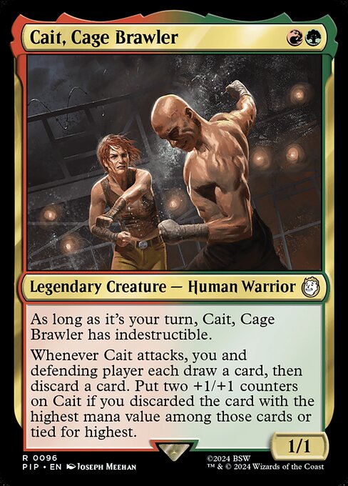 Cait, Cage Brawler (PIP) — Nonfoil