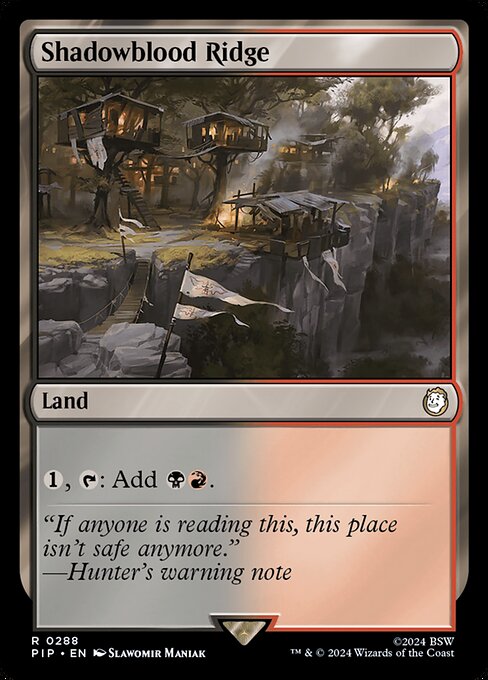 Shadowblood Ridge (PIP) — Nonfoil