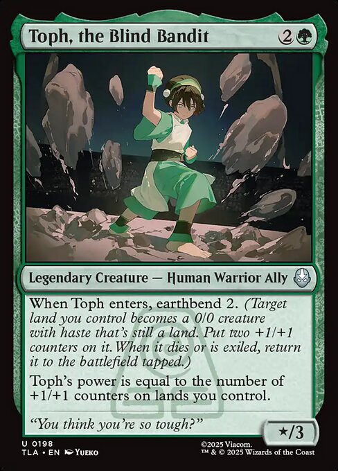 Toph, the Blind Bandit (TLA) — Nonfoil