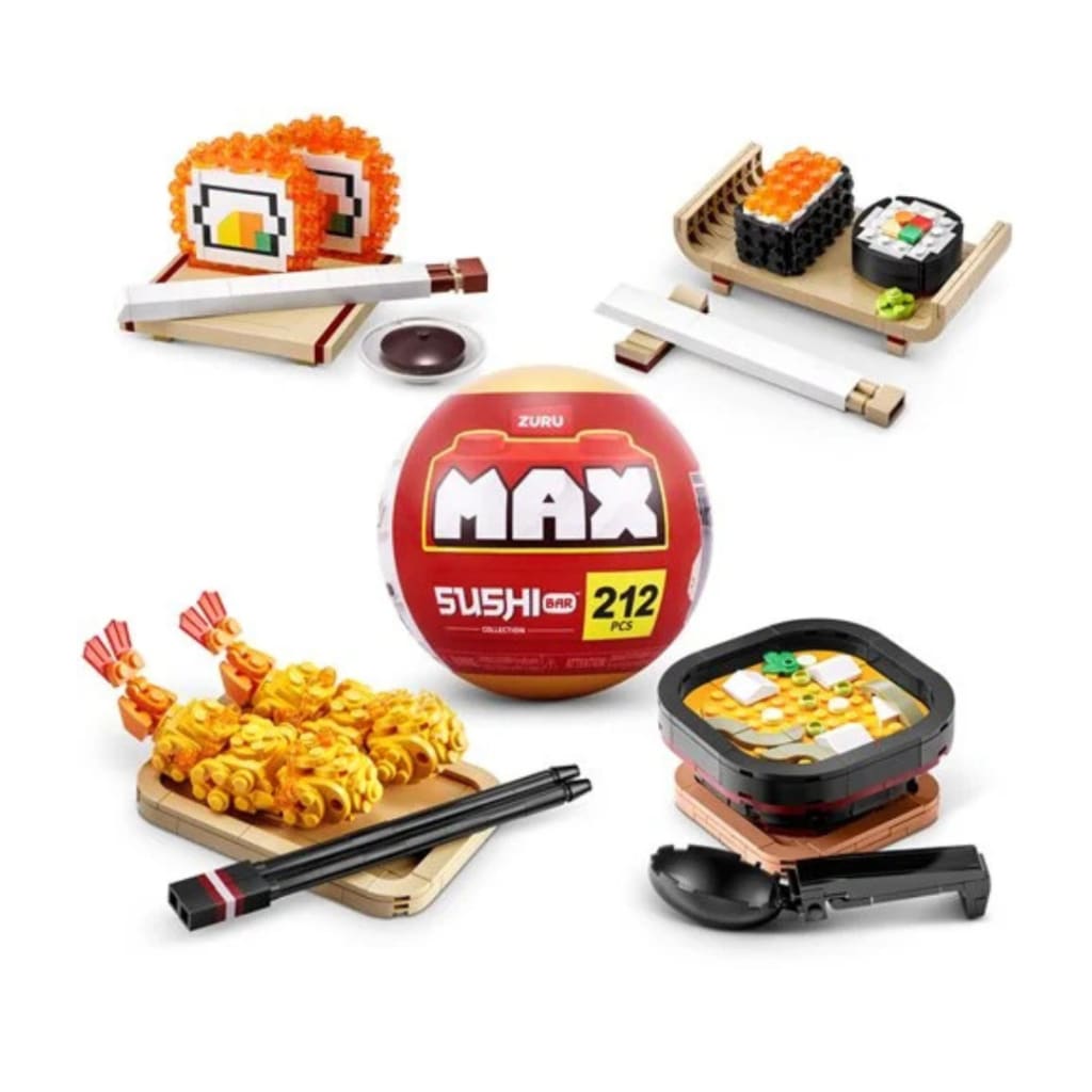 Max Premium Sushi Bar Collection Series 1 Blind-Box Building Brick